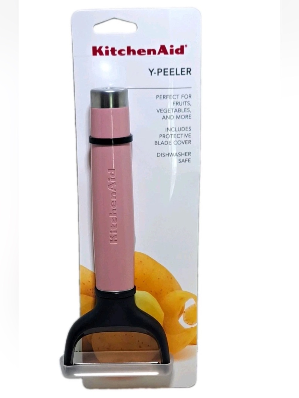 KitchenAid Pink Y-Peeler - Ergonomic Vegetable & Fruit Peeler